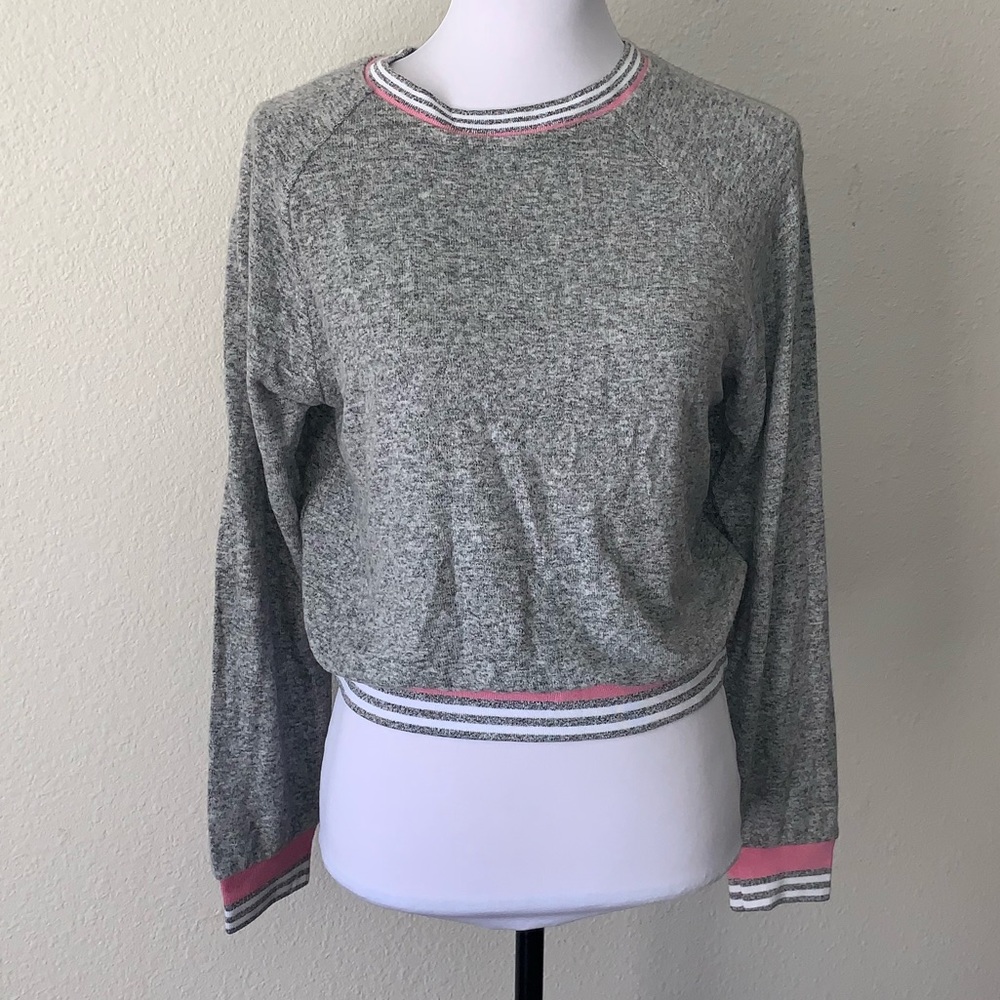 3/$15 MAKE + MODEL All Star Lounge Pullover Grey - Picture 2 of 7